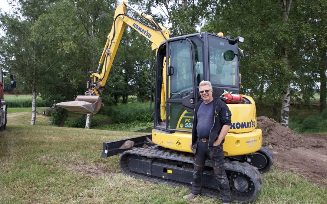 Komatsu PC55MR-5 är en idealisk arbetspartner