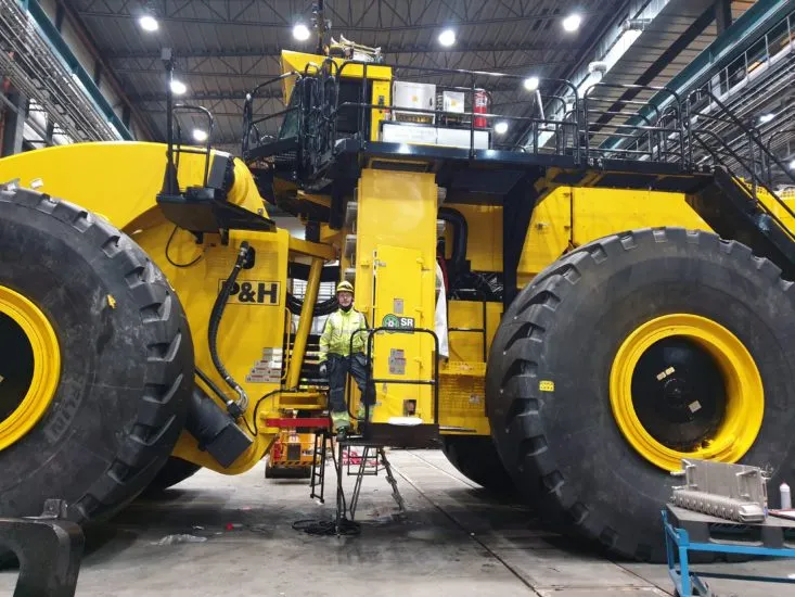 Världens största hjullastare – starkast i gruvan