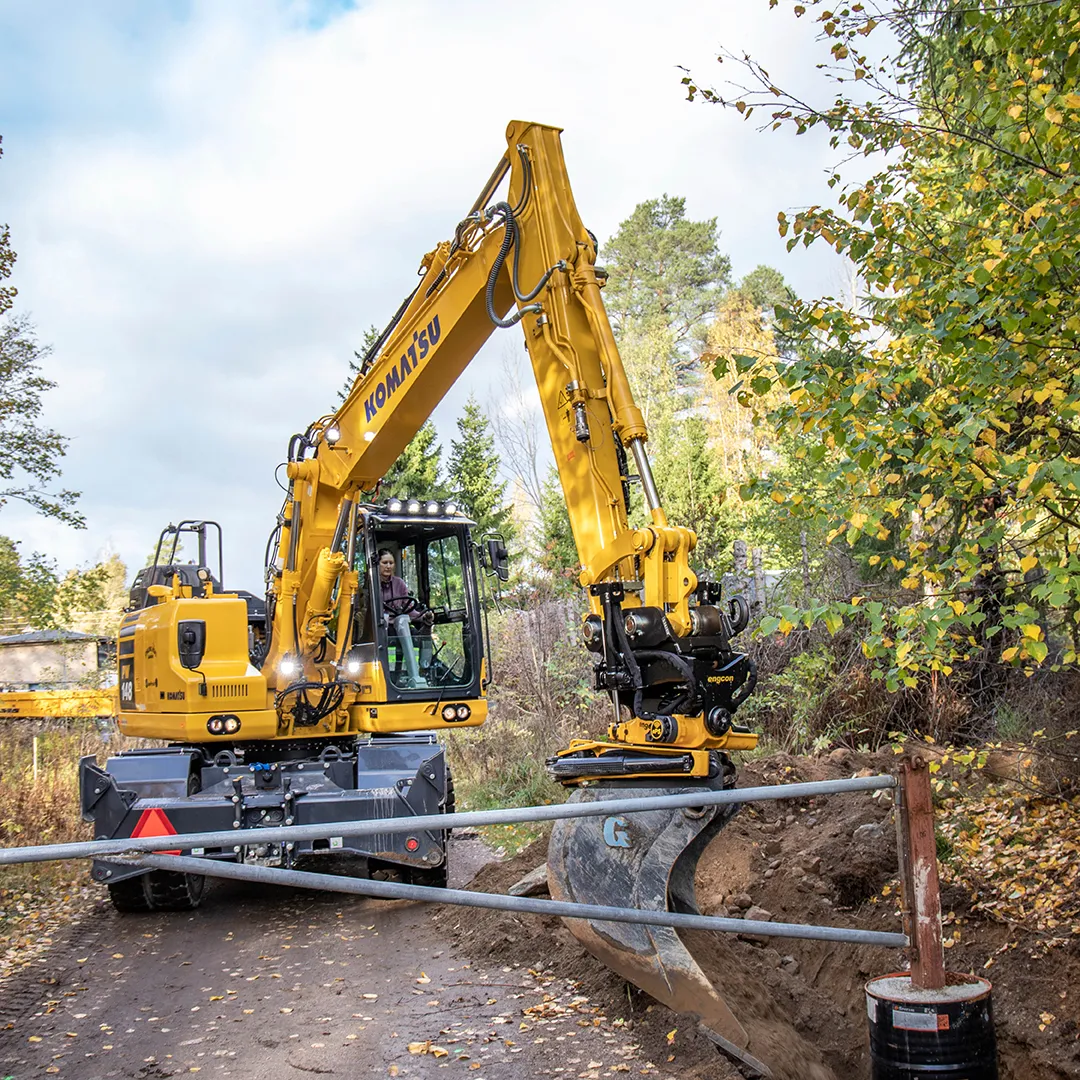 Komatsu hjulgrävare PC148