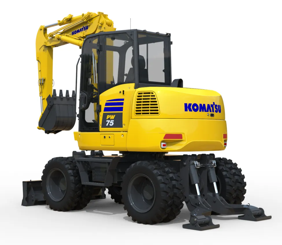 Komatsu presenterar sin helt nya 7,5-tons midigrävare