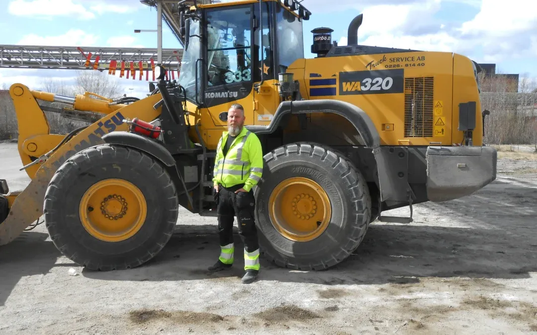 Starka och bränslesnåla hjullastare med hög förarkomfort