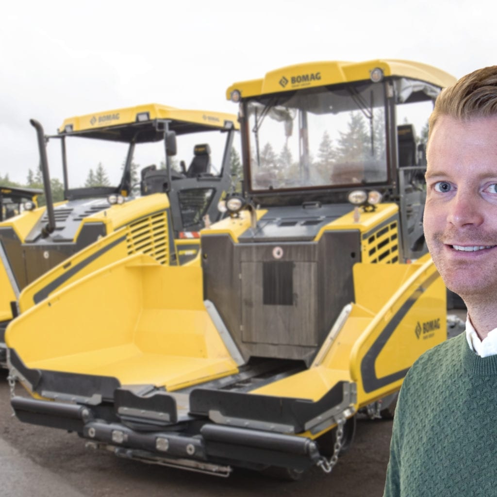 Tobias Rostedt produktchef för Bomag