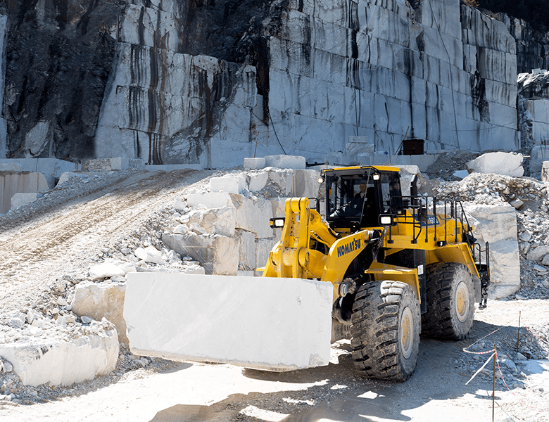 Komatsu hjullastare WA600-8 Stone Handler