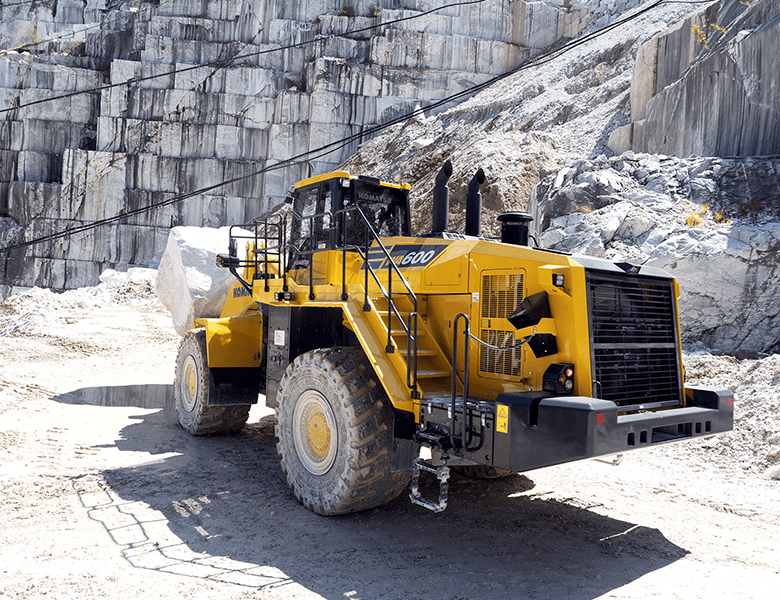 Komatsu hjullastare WA600-8 Stone Handler