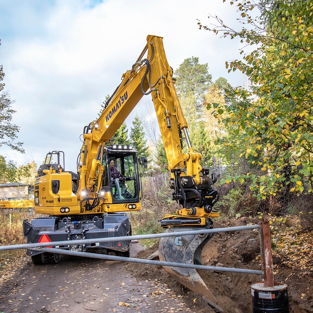 Komatsu hjulgrävare PC148 Komatsu hjulgrävare PC148