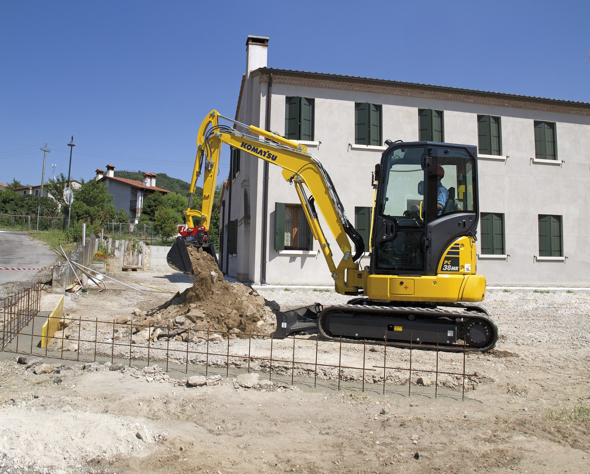 Komatsu uppgraderar sitt sortiment av kompakta minigrävare