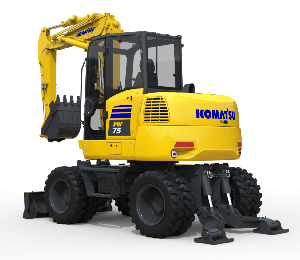 Komatsu presenterar sin helt nya 7,5-tons midigrävare