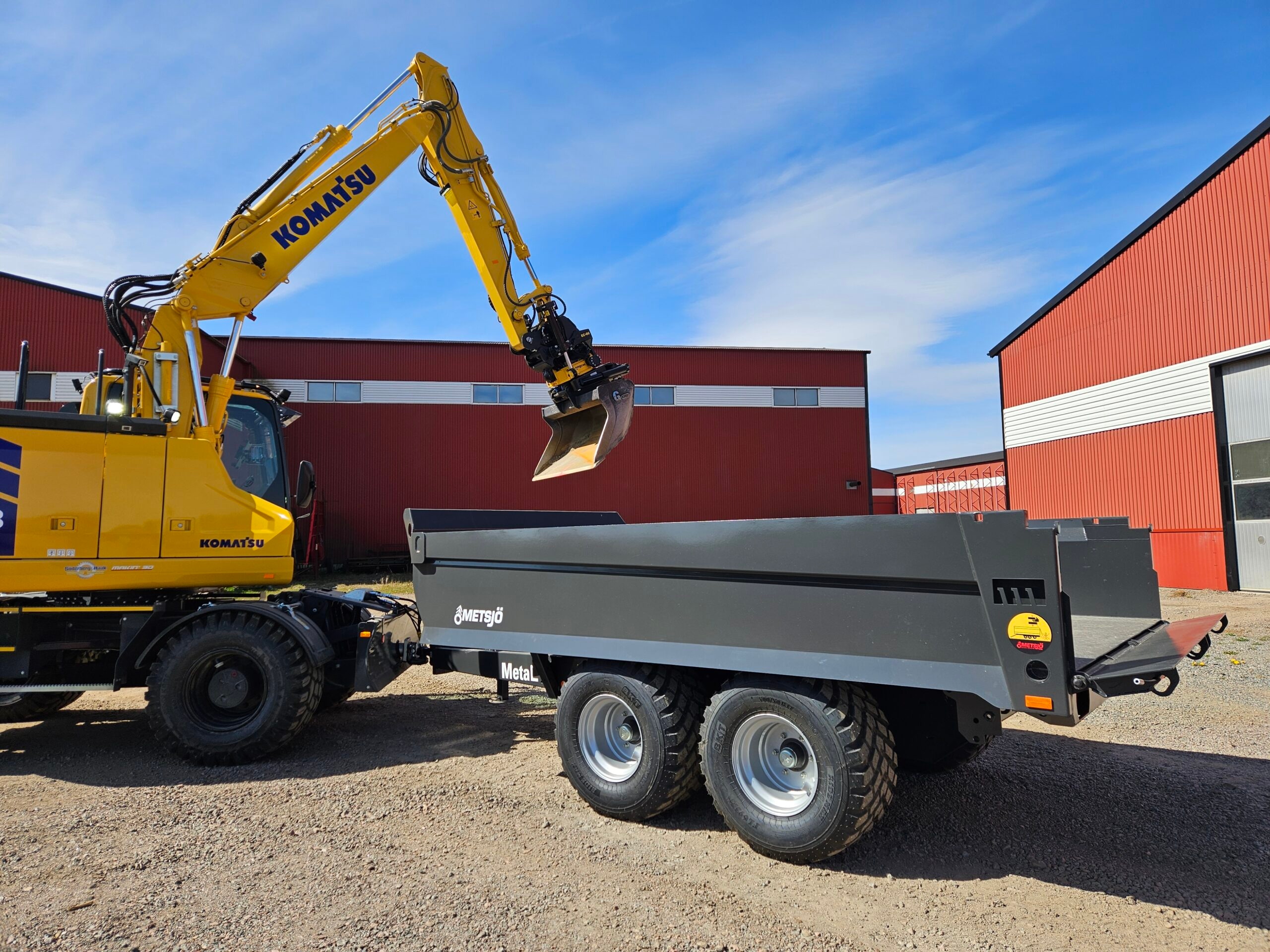 Komatsu hjulgrävare PC148