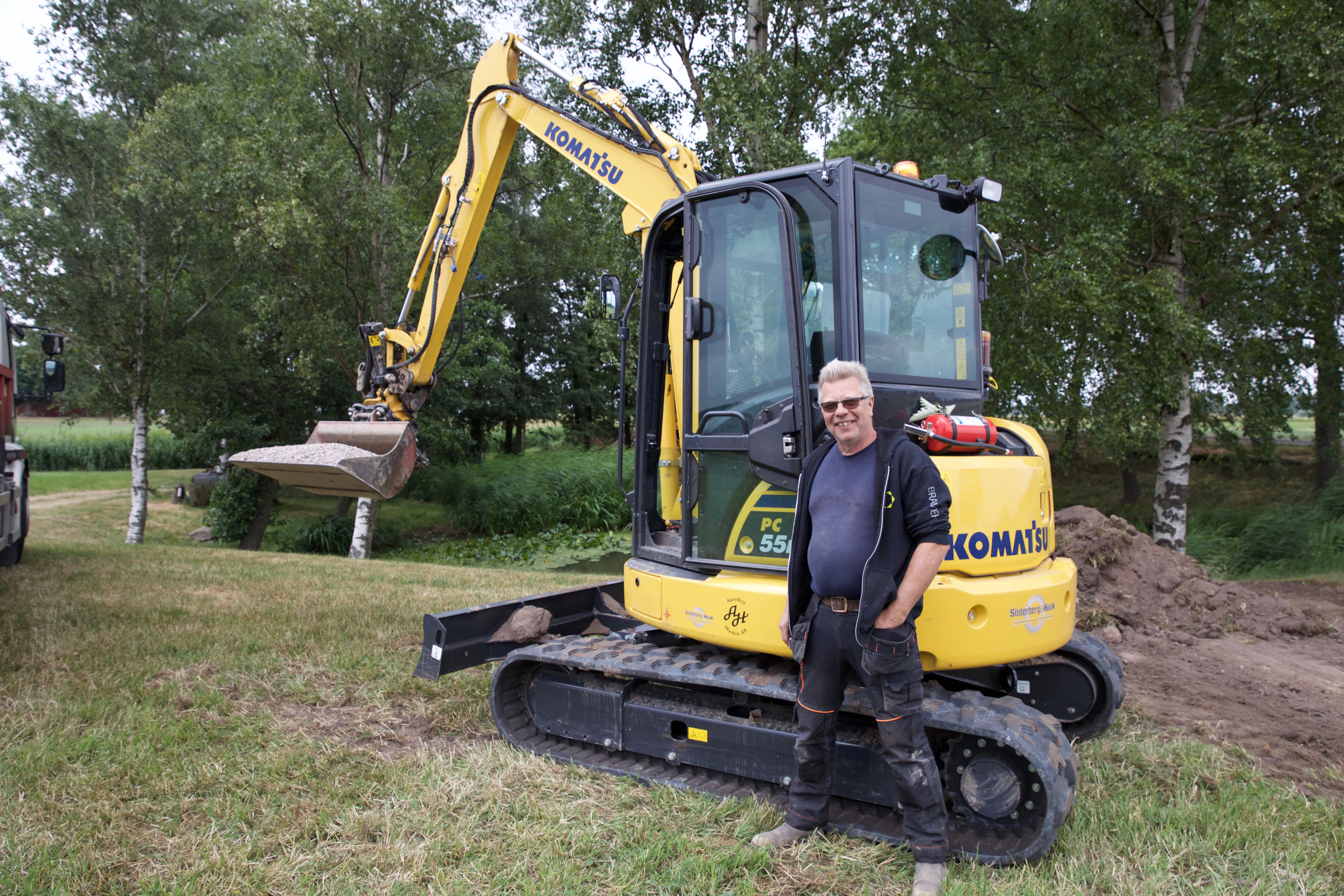 Komatsu PC55MR-5 är en idealisk arbetspartner