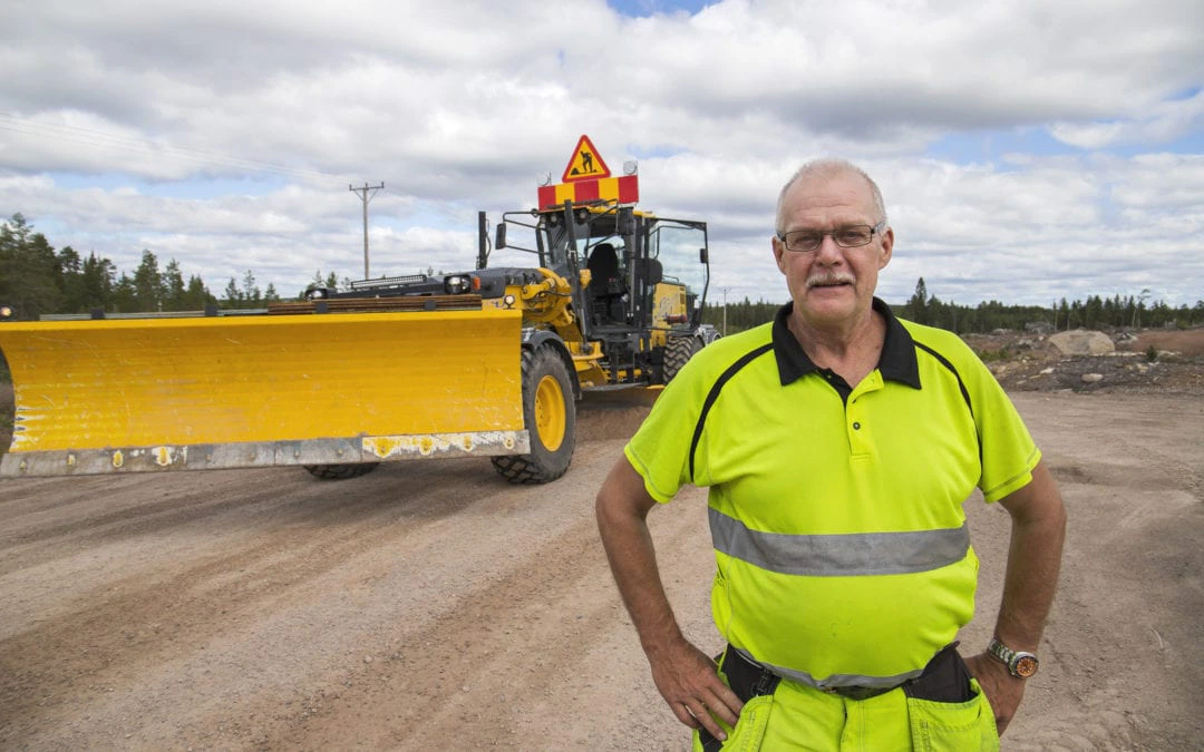 Tage stannade när Komatsu kom