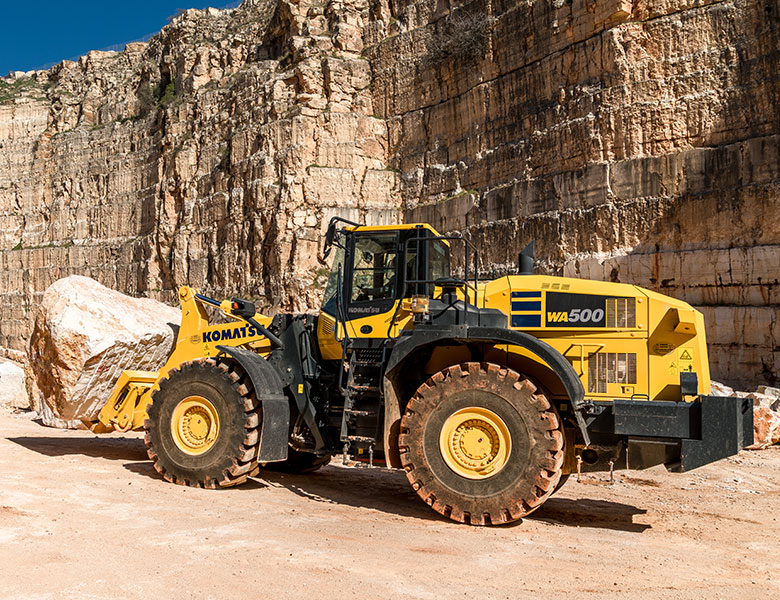 Komatsu hjullastare WA500-8 Stone Handler