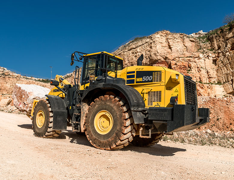 Komatsu hjullastare WA500-8 Stone Handler