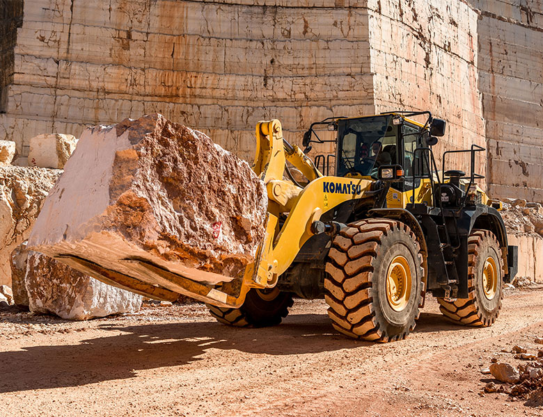 Komatsu hjullastare WA500-8 Stone Handler