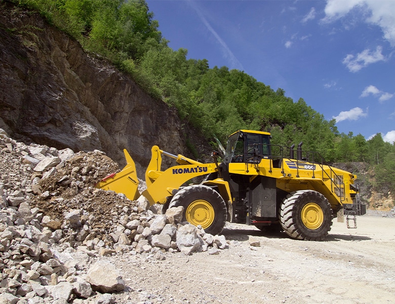 Komatsu hjullastare WA600-8
