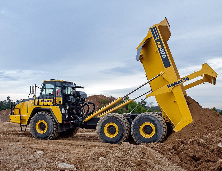 Komatsu Midjestyrda dumprar HM400-5