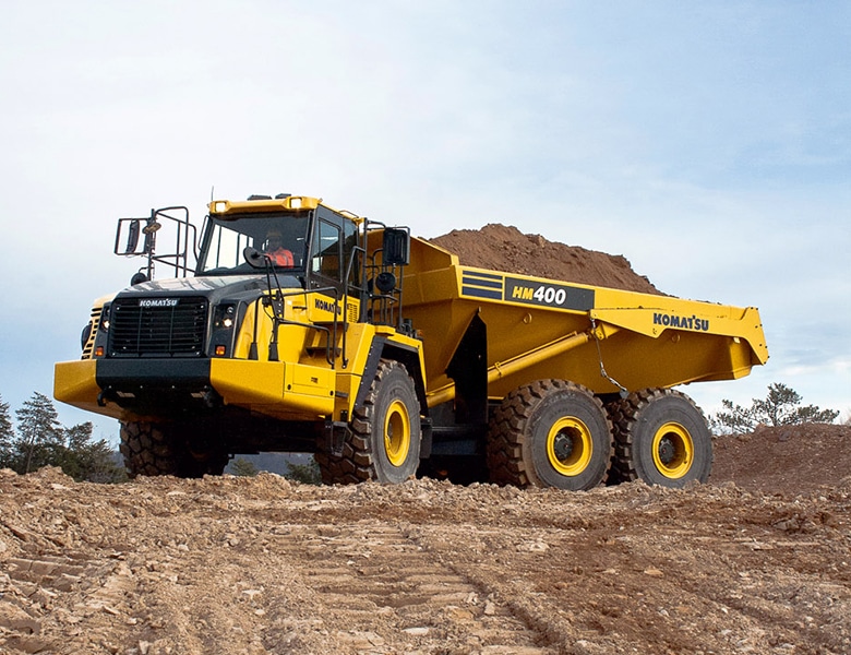 Komatsu Midjestyrda dumprar HM400-5