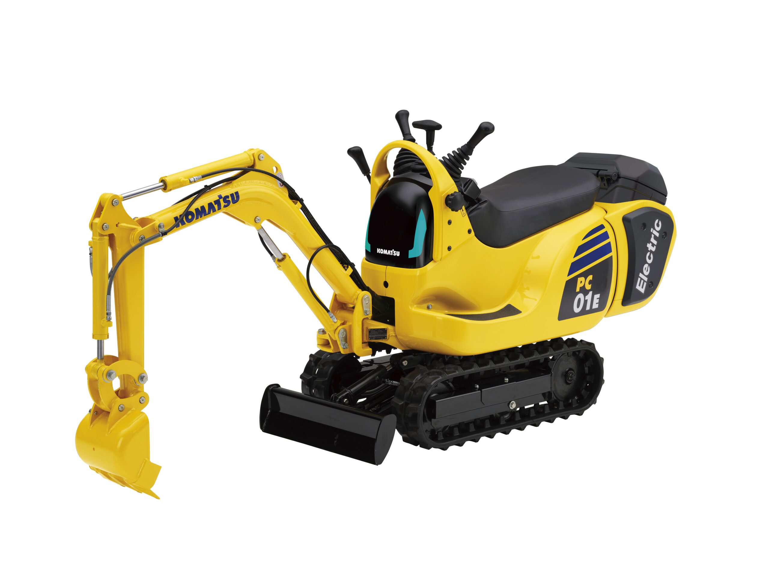 Komatsu lanserar PC01E-1, en elektrisk mikrogrävmaskin