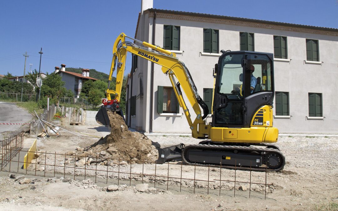 Komatsu uppgraderar sitt sortiment av kompakta minigrävare