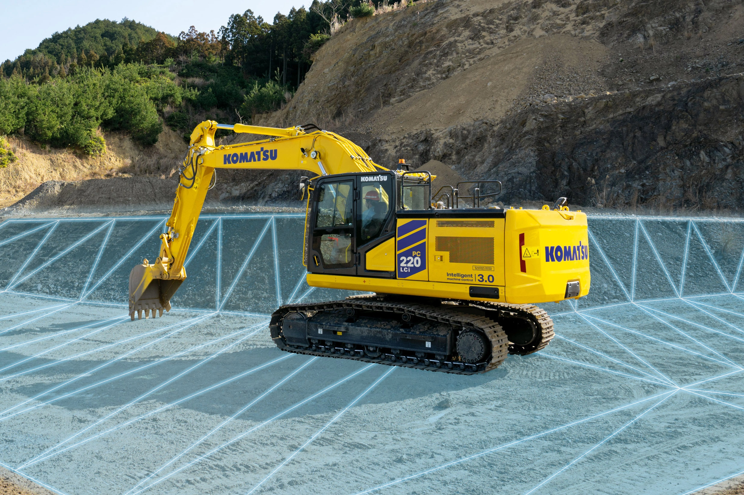 Komatsu PC220LC/LCi-12 – den mest avancerade grävmaskinen