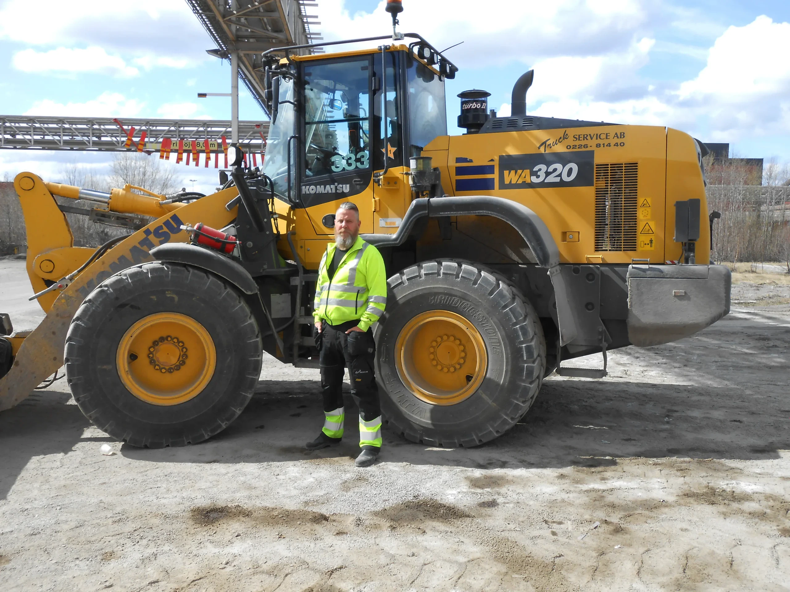 Starka och bränslesnåla hjullastare med hög förarkomfort