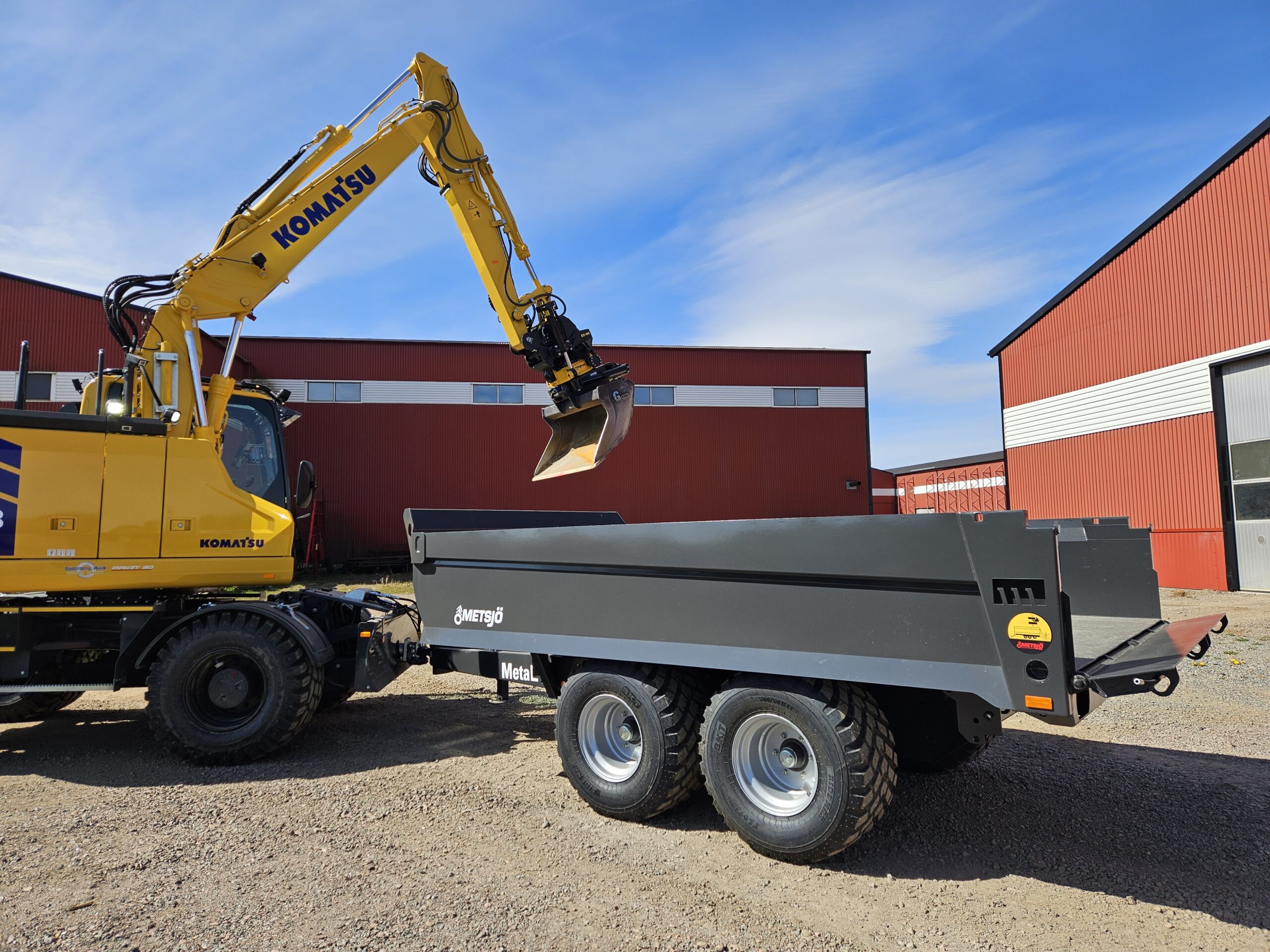 Komatsu hjulgrävare PC148