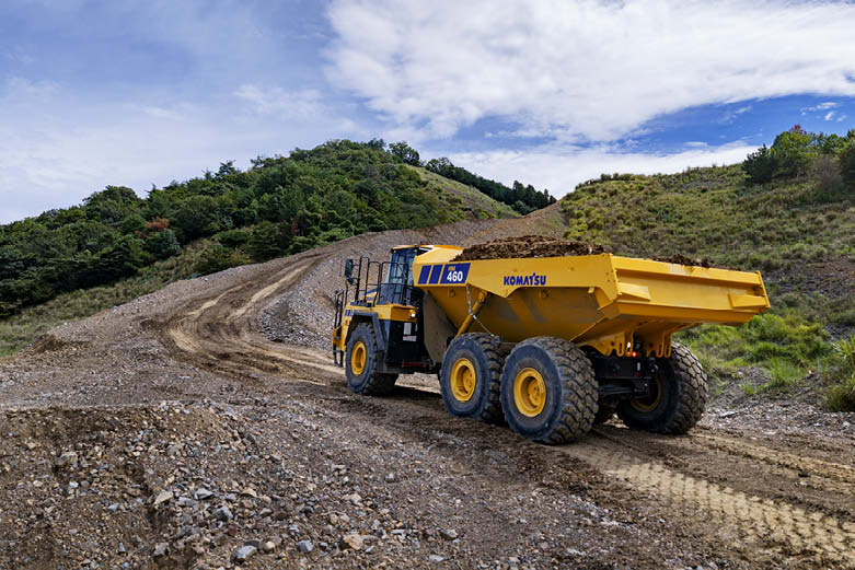 Komatsu dumper