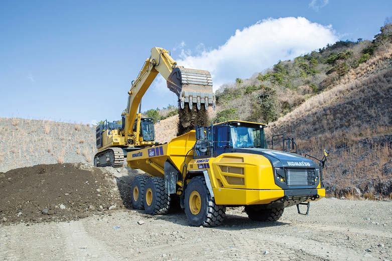Komatsu dumper