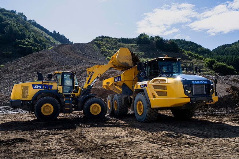 Komatsu dumper
