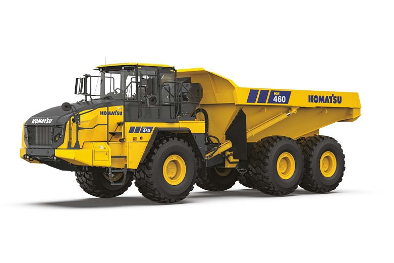 Komatsu midjestyrda dumper HM460-6