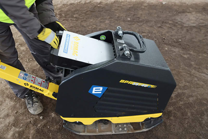 Nya elektriska vibroplattor från BOMAG
