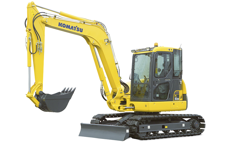 Komatsu bandgrävare PC80MR-5