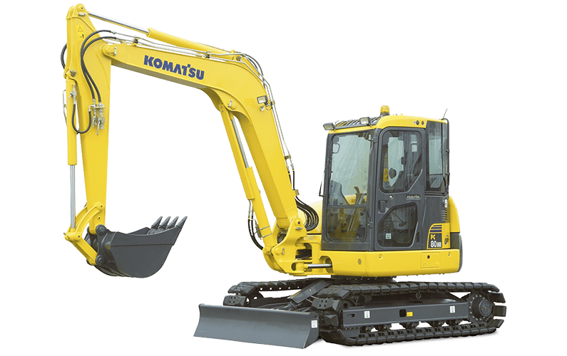 Komatsu bandgrävare PC80MR-5