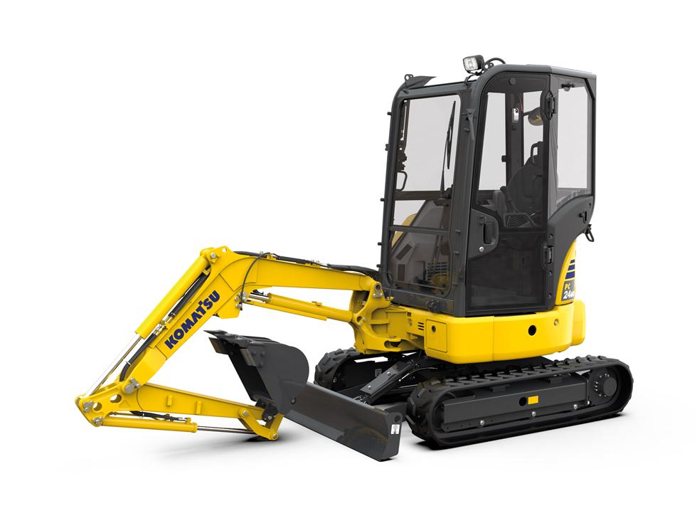 Komatsu Europe lanserar den nya minigrävaren PC24MR-5