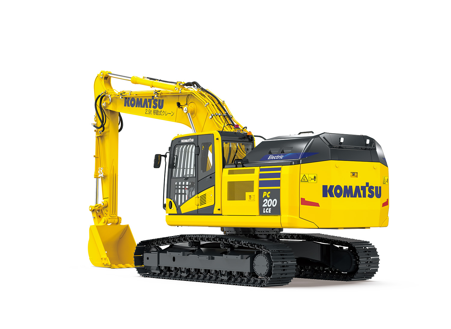 Komatsu lanserar nya 20-ton elektriska bandgrävare