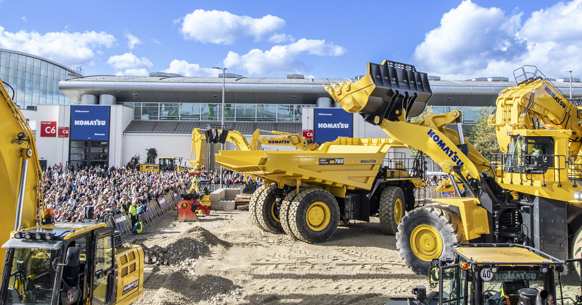 Komatsu på Bauma 2025