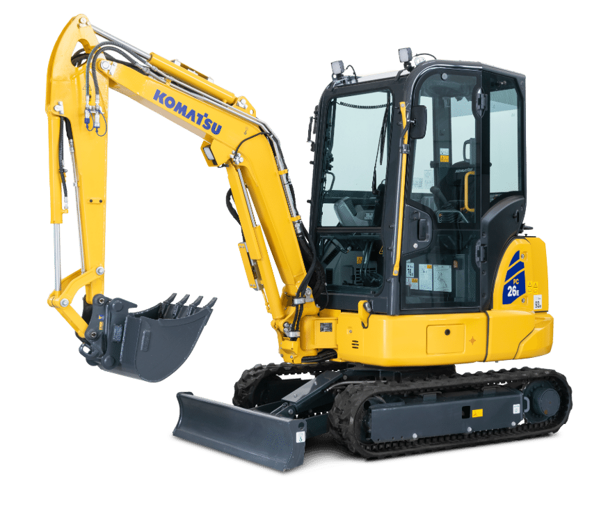 Komatsu elektriska bandgrävare PC26E-6